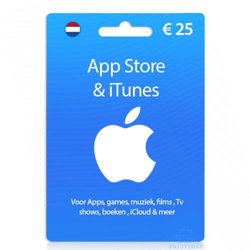 vrijdag ik wil Moet 25 euro Apple gift card | Apple & iTunes kaart | iTunes tegoed | Nederlands