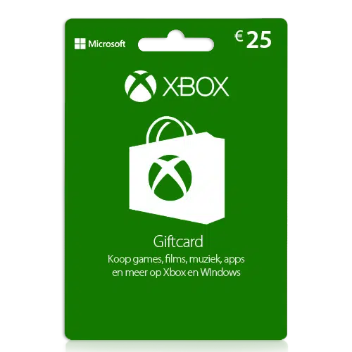 Xbox 25 euro gift card