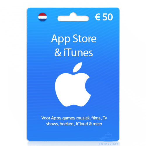 Worden kat Piepen 50 euro Apple gift card | iTunes tegoed | Apple & iTunes kaart | Nederland