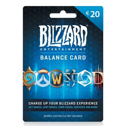 20 euro Blizzard Gift card | Battle net tegoed | Nederland | EU