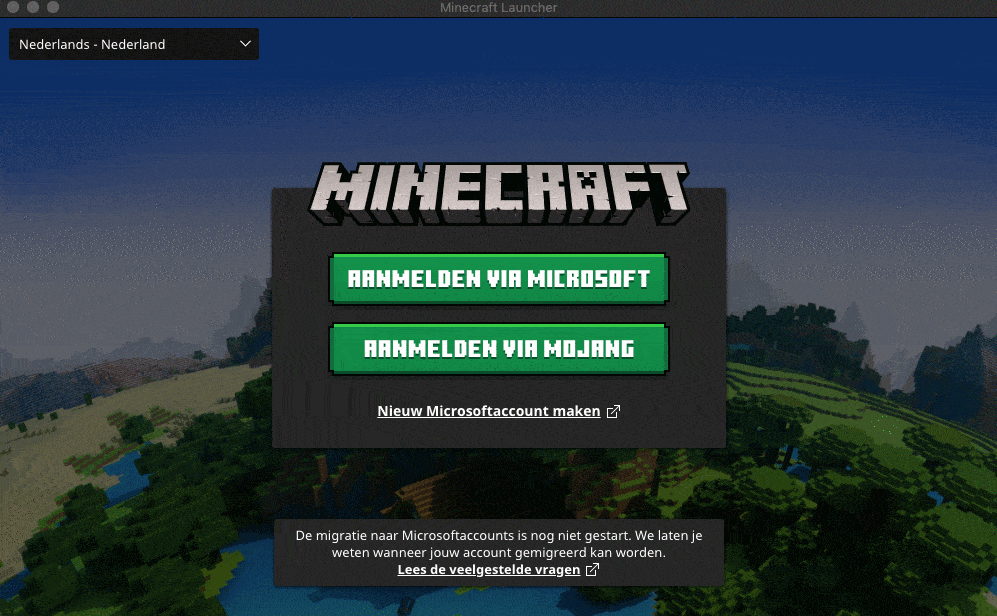 Minecraft java spelen