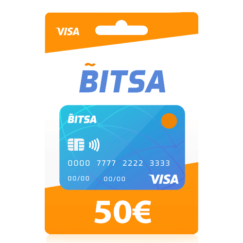 overzee schommel impuls Bitsa 50 euro Creditcard Topup | Bitsa Card | Virtuale creditcard tegoed |  Visa - Enjoy2day | Altijd de scherpste deals