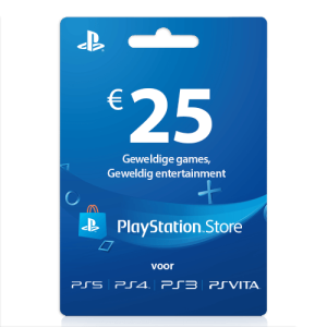 Playstation 25 euro kaart