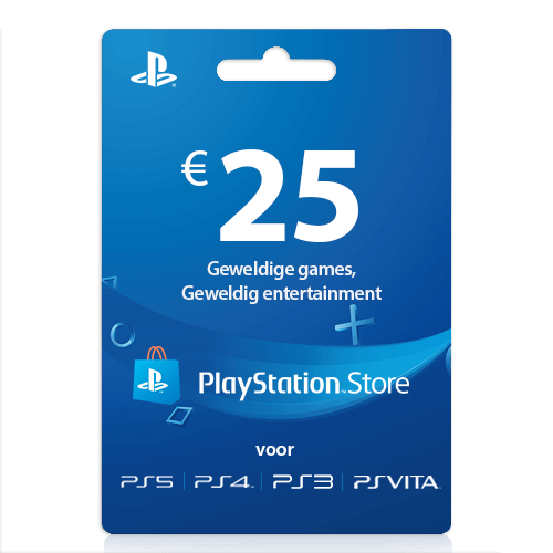 Ontcijferen reactie breed 25 euro Playstation network card | PSN €25 card | Topup Playstation store |  Nederland - Enjoy2day | Altijd de scherpste deals