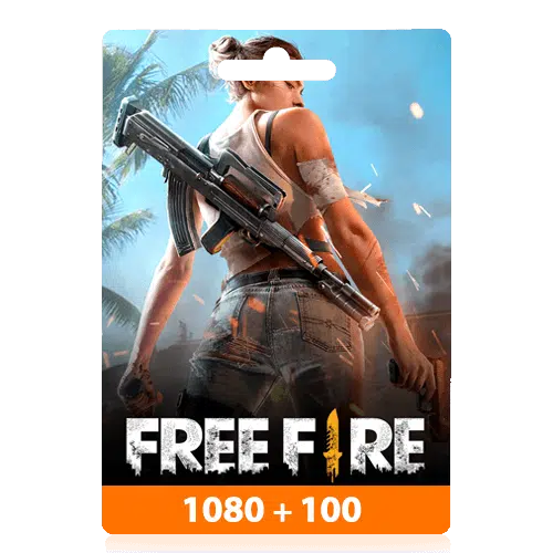 Garena Free fire 1080 Diamonds | 1080 Free fire Battlegrounds Diamonds | Wereldwijd