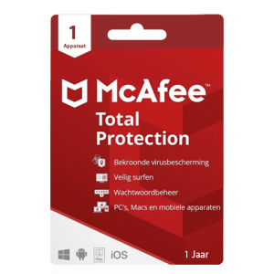 Mcafee total protection 1 jaar