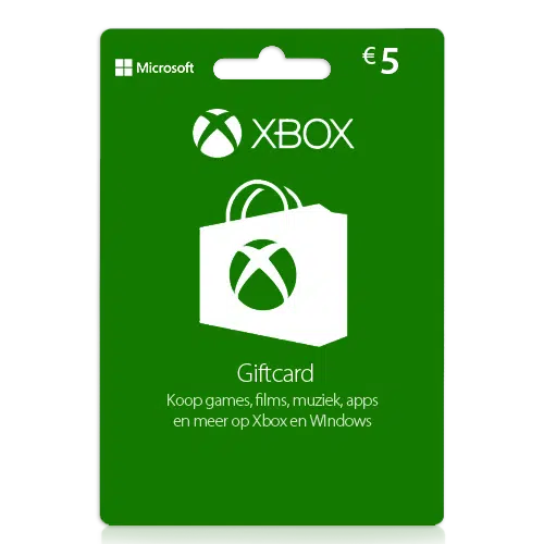 xbox live 5 euro giftcard kopen