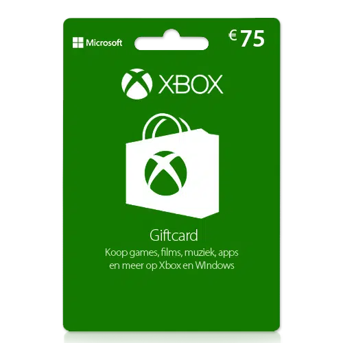 xbox 75 euro giftcard